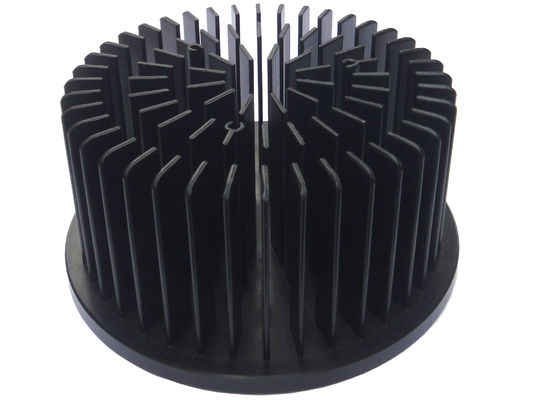 σφυρηλατημένο θερμαντικό σώμα Heatsink των οδηγήσεων 140mm που υποβάλλει σε ανοδική οξείδωση τη μαύρη επεξεργασία επιφάνειας