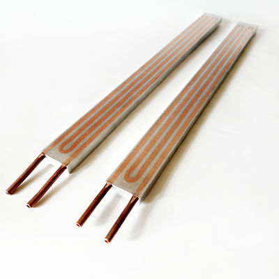 κρύο πιάτο Heatsink θερμαντικών σωμάτων 40x480x12mm με τους ενσωματωμένους σωλήνες του Cooper